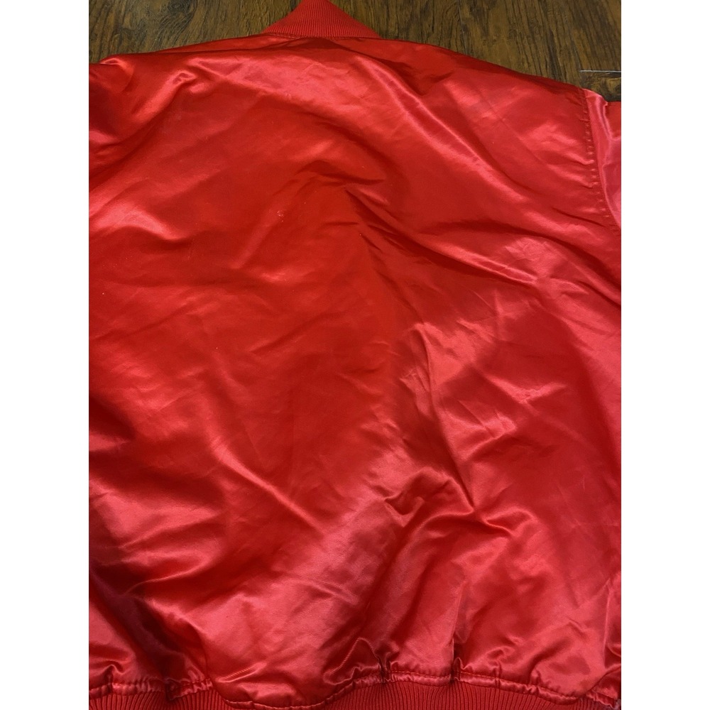Vintage Kansas City Chiefs Mens XL NFL Red Satin Pro Line Starter Jacket - Picture 10 of 15